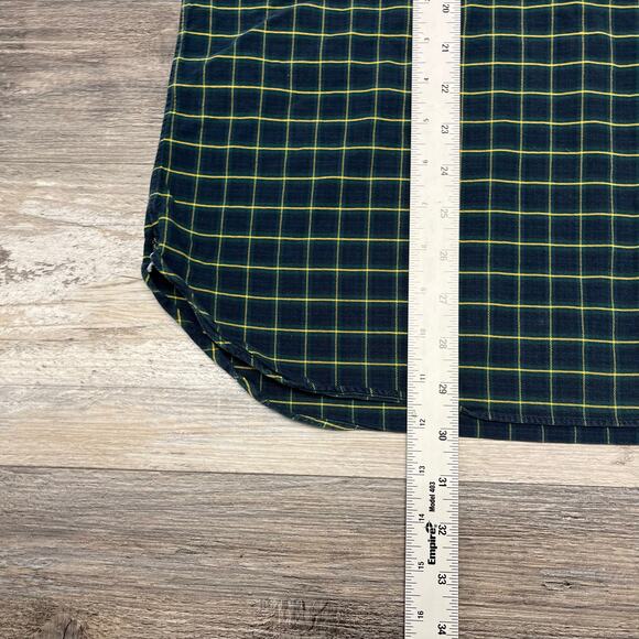 Ralph Lauren Shirt‎ Vintage Mens 2XL Custom Fit Tartan Plaid Button Up Mini Pony - Picture 6 of 9